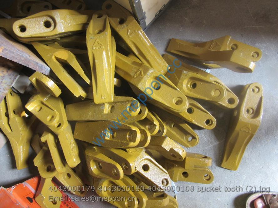 4043000179 4043000180 4043000108 bucket tooth SDLG WHEEL LOADER