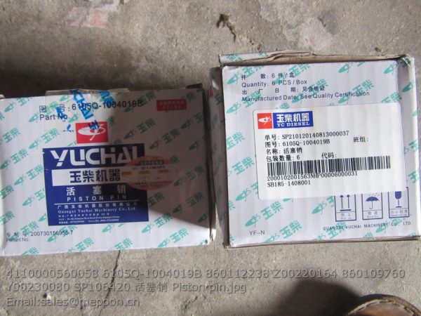 4110000560058 6105Q-1004019B 860112238 860109760 SP106420 Piston pin