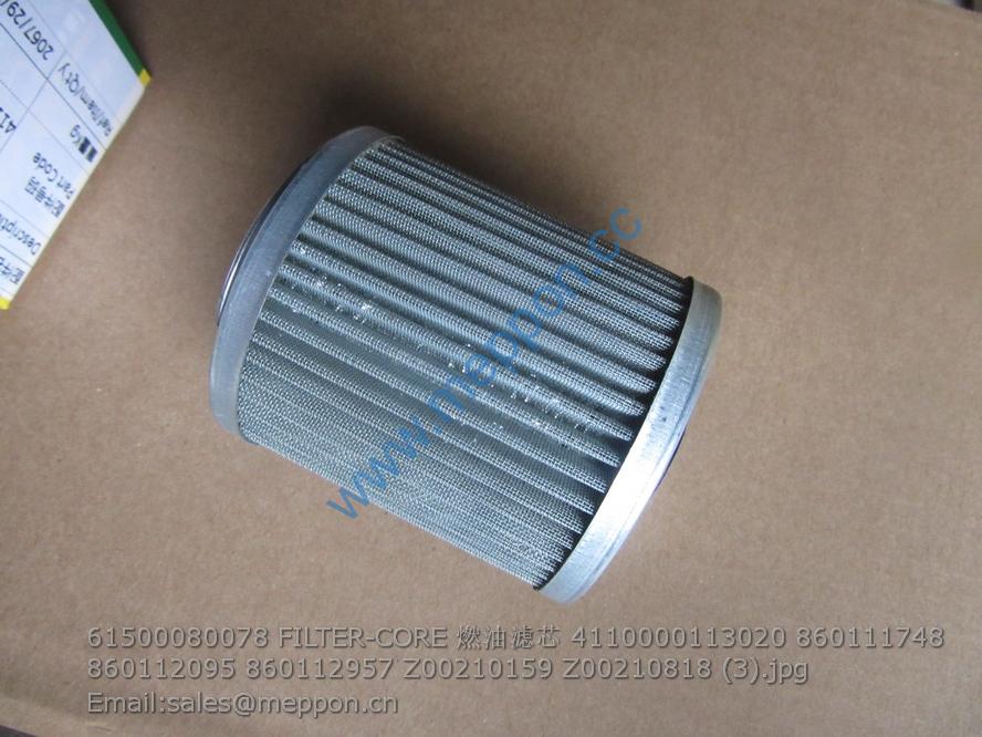 61500080078 FILTER-CORE 4110000113020 860111748 860112095 860112957