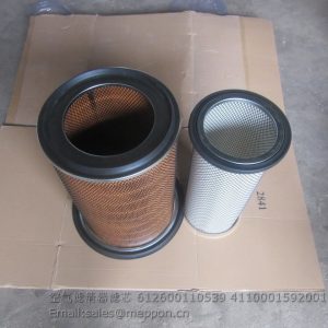 612600110539 4110001592001 WEICHAI AIR FILTER