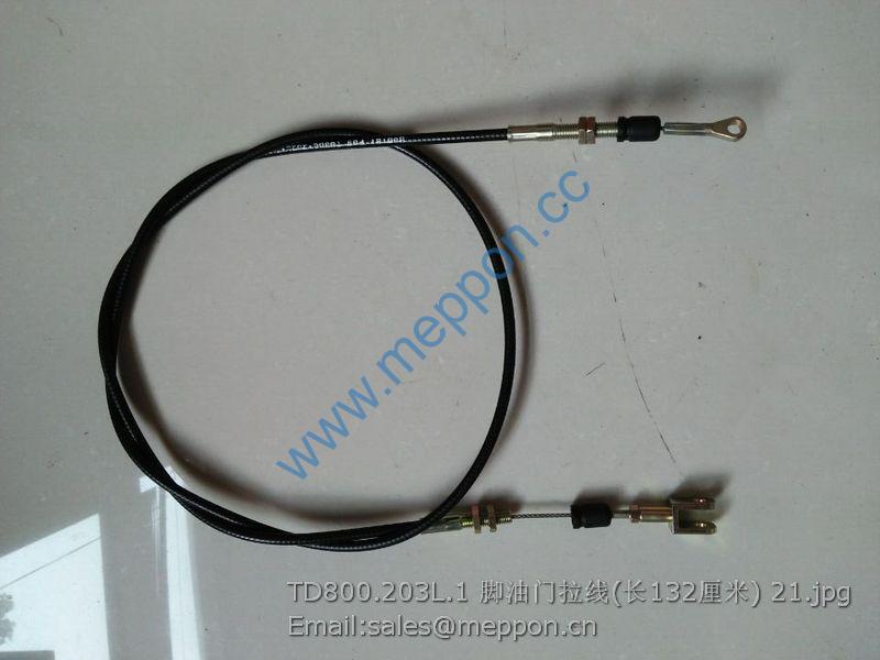 TD800.203L.1 FOOT THROTTLE WIRE