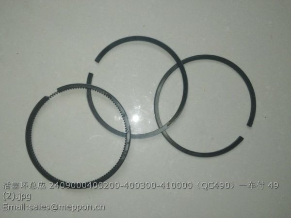 2409000400200 2409000400300  2409000410000  QC490 PISTON RING QC490Q(DI)-04002 QC490Q(DI)-04003 QC490Q(DI)-04100 - Image 2