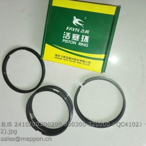 2410500300200 2410500300300  2410500320000  PISTON RING QUANCHAI QC4102 4105QA-03002 4105QA-03003 4105QA-03200