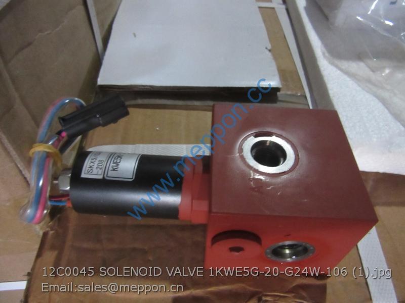 12C0045 SOLENOID VALVE LIUGONG 1KWE5G-20-G24W-106