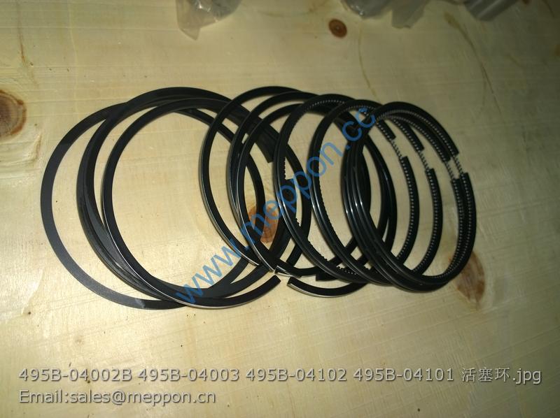 495B-04002B 495B-04003 495B-04102 495B-04101 PISTON RING XINCHAI