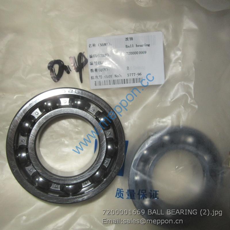 7200001669 BALL BEARING 0750116259 ZF SDLG PARTS