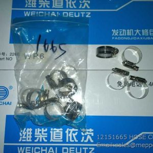 12151665 HOSE CLIP SDLG WEICHAI 4110000054262 4110000054259