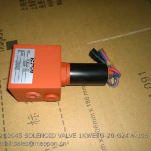 12C0045 SOLENOID VALVE 1KWE5G-20-G24W-106 LIUGONG