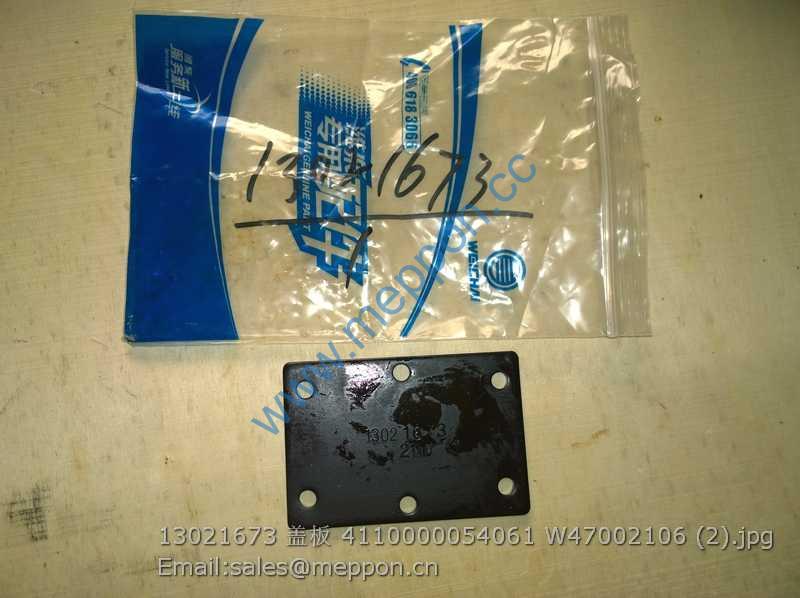 13021673 PLATE 4110000054061 W47002106