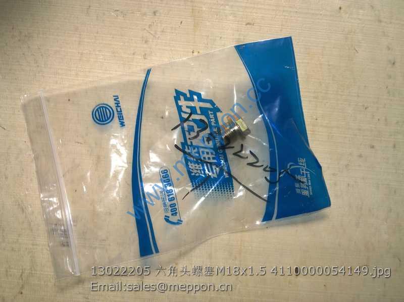 13022205 BOLT M18x1.5 4110000054149