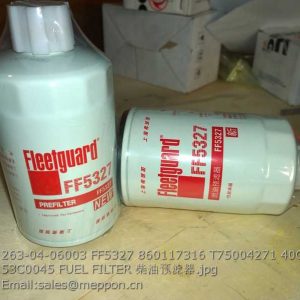 263-04-06003 FF5327 860117316 T75004271 40C0092 53C0045 FUEL FILTER
