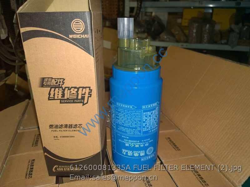612600081335A FUEL FILTER ELEMENT WEICHAI 612600081335