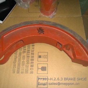 PY180-H.2.6.3 BRAKE SHOE motor grader