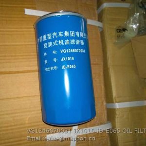 VG1246070031 JX1016 ID-E065 OIL FILTER SINOTRUCK