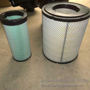 A-5549 A-5550 AIR FILTER shangchai 956 wheel loader 4110000186092 860117355 4110000186083 60C0283 W014200770 SP101254