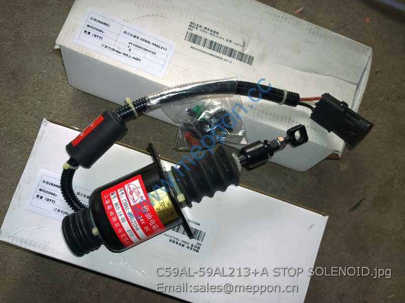 59AL213 STOP SOLENOID C59AL-59AL213+A