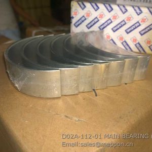D02A-112-01 MAIN BEARING shangchai 4110000997159 4110000036020 SP101282