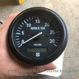 333035010C ZS258A 803502489 XCMG VDO SPEED GAUGE