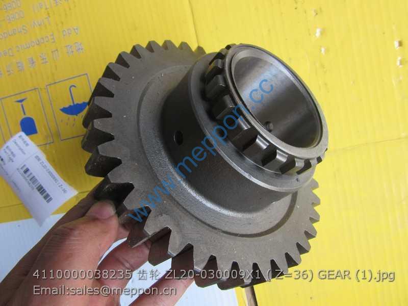 4110000038235 ZL20-030009X1 Z=36 GEAR SDLG