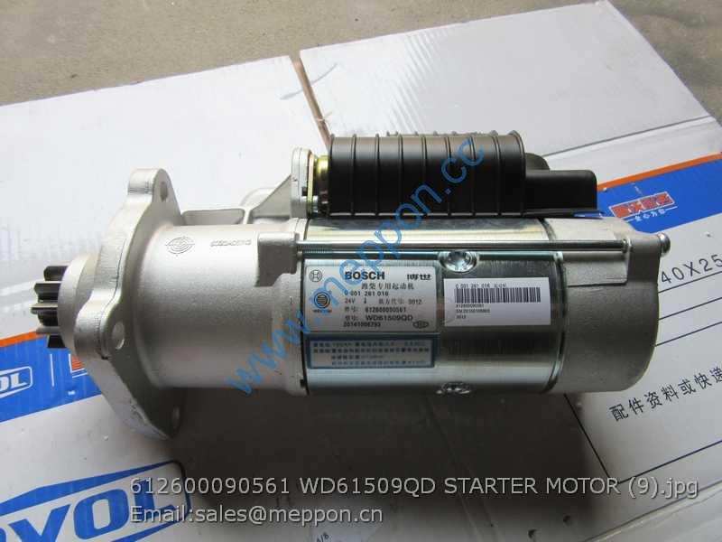 612600090561 WD61509QD STARTER MOTOR WEICHAI
