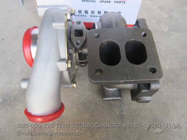 D38-000-720 TD07S TURBOCHARGER 49187-02510 SDEC