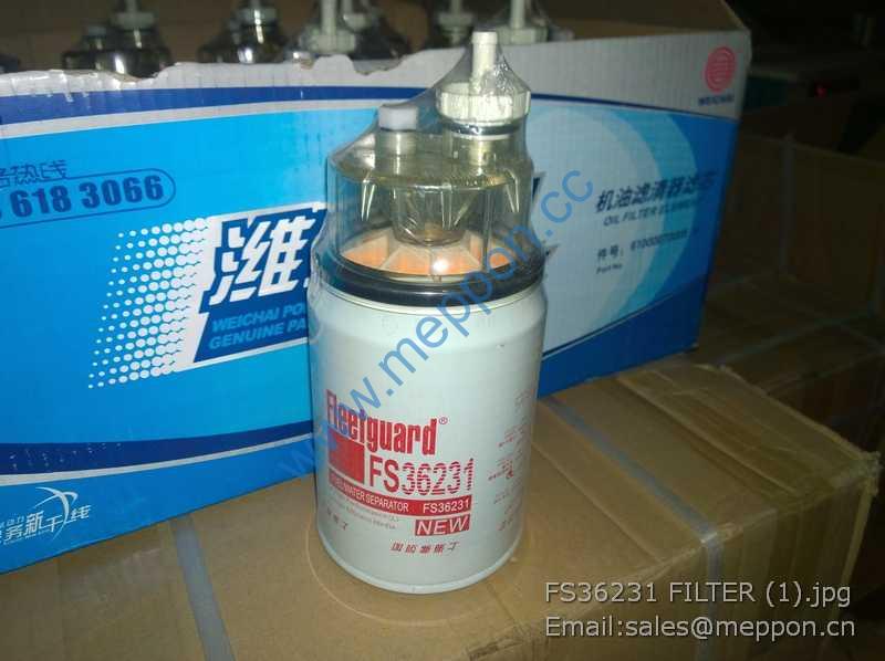 FS36231 FILTER FLEETGUARD 800151162 53C0576