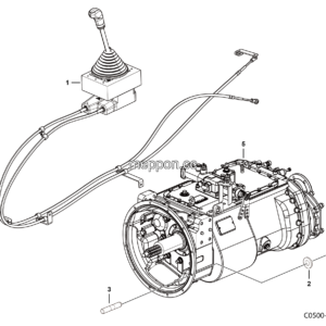 LGMG CMT110 Mine Truck - Transmission system - C0500-2705010790.S1a