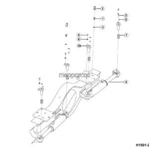 LGMG CMT66A 2025 - Steering cylinder assy - H1501-2715013499.S1A