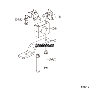 LGMG LGMG50T 2025 - Bracket assy 06 - H1501-2715014654.S1A