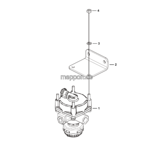 LGMG Off-Highway Dump Truck 2023 - relay valve installation assembly - J1001-2710012275.S1A