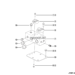 LGMG AT40 2025 - Valve block assy - J1001-2710013298.S2B