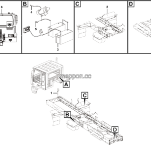 LGMG MS40 Mine Truck - Chassis electric system - K2001-2720010894