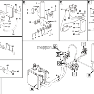 LGMG MT86H Mine Truck - Hydraulic lifting system - M1601-2716011309